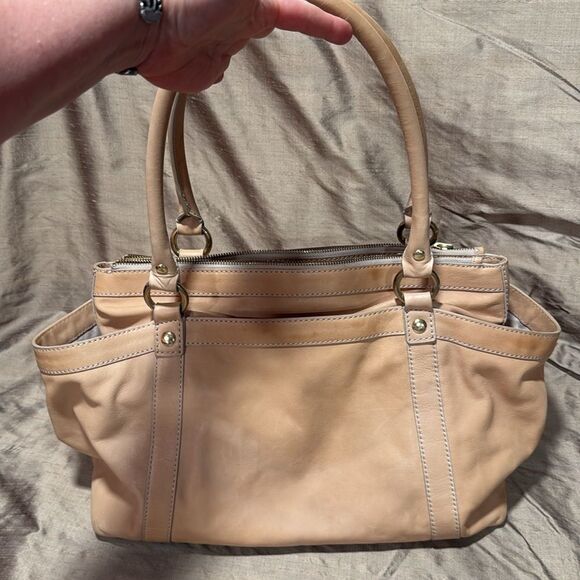 J. Crew Taupe Leather Satchel - Picture 8 of 8